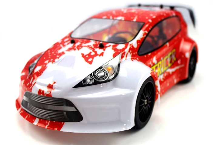 фото Радиоуправляемая модель Шоссейная 1:18 Himoto Tricer E18OR Brushed (красный)