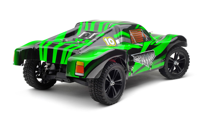 фото Радиоуправляемая модель раллийного шорт-корса 1:10 Himoto Spatha E10SC Brushed (зеленый)
