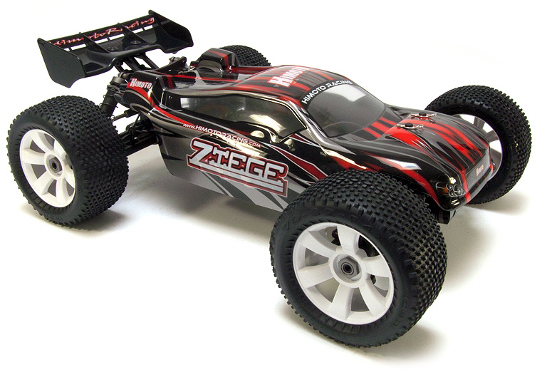 фото Радиоуправляемая модель Трагги 1:8 Himoto Ziege MegaE8XTL Brushless (красный)