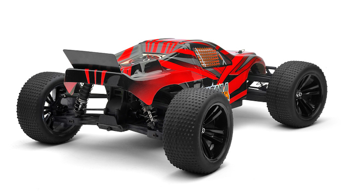 фото Радиоуправляемая модель Трагги 1:10 Himoto Katana E10XT Brushed (красный)