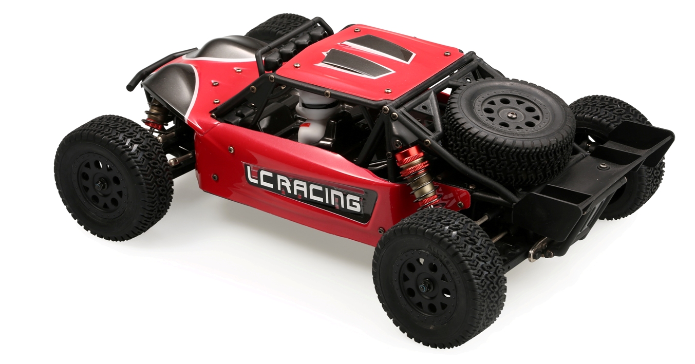 фото Багги песчаная 1:14 LC Racing DTH бесколлекторная (красный)