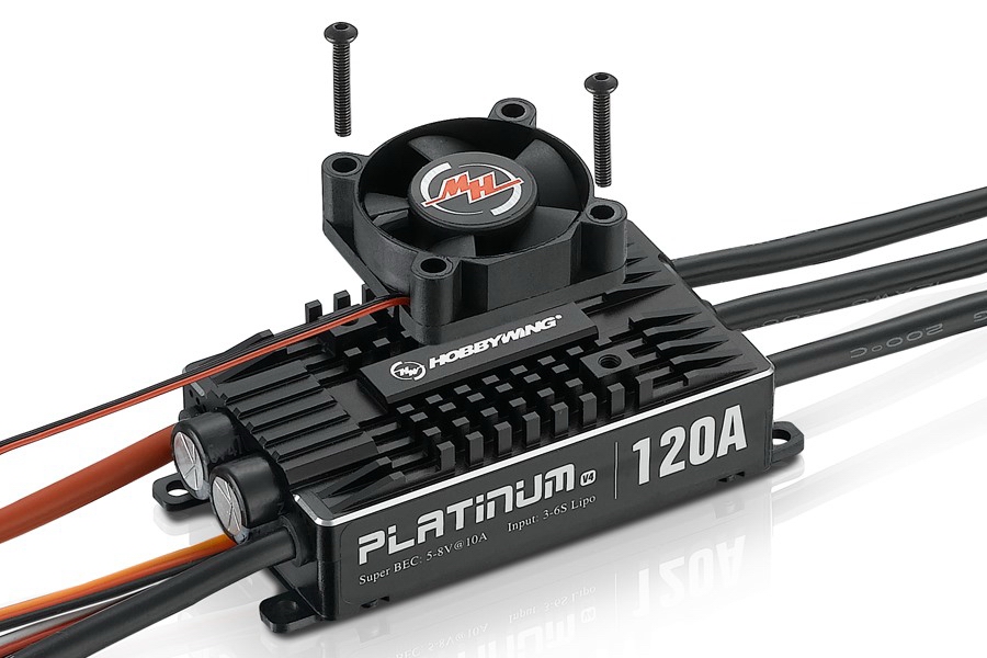 фото Регулятор HOBBYWING PLATINUM V4 120A 3-6S для авиамоделей