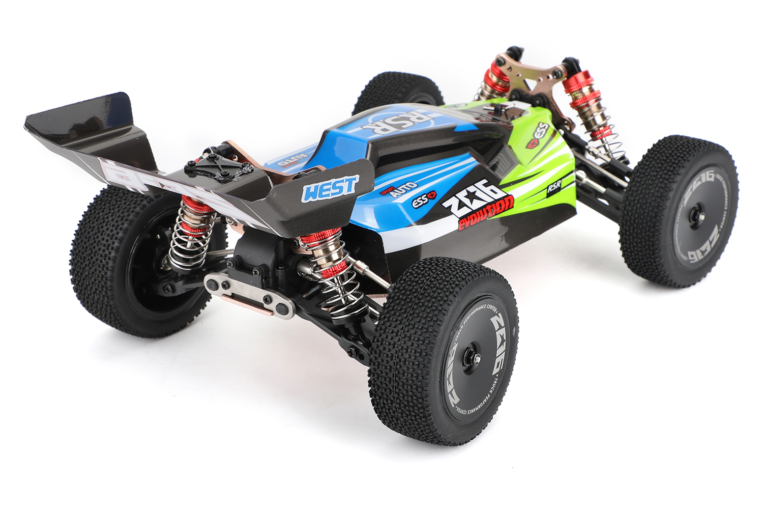 фото Машинка на радиоуправлении 1:14 багги WL Toys 144001 4WD (зеленый)