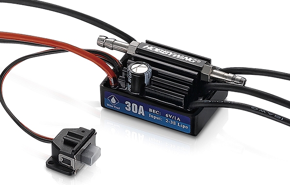 фото Бесколлекторный регулятор хода HOBBYWING SEAKING 30A V3 2-3S для судомоделей