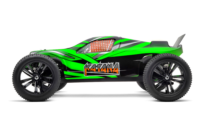 фото Радиоуправляемая модель Трагги 1:10 Himoto Katana E10XT Brushed (зеленый)