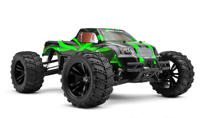 фото Радиоуправляемая модель Монстр 1:10 Himoto Bowie E10MT Brushed (зеленый)