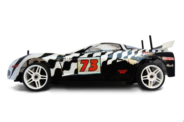 фото Радиоуправляемая модель Шоссейная 1:10 Himoto NASCADA HI5101 Brushed (белый)