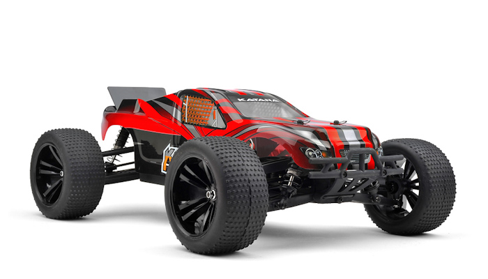 фото Радиоуправляемая модель Трагги 1:10 Himoto Katana E10XT Brushed (красный)
