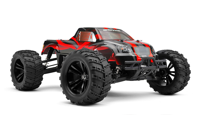 фото Радиоуправляемая модель Монстр 1:10 Himoto Bowie E10MT Brushed (красный)