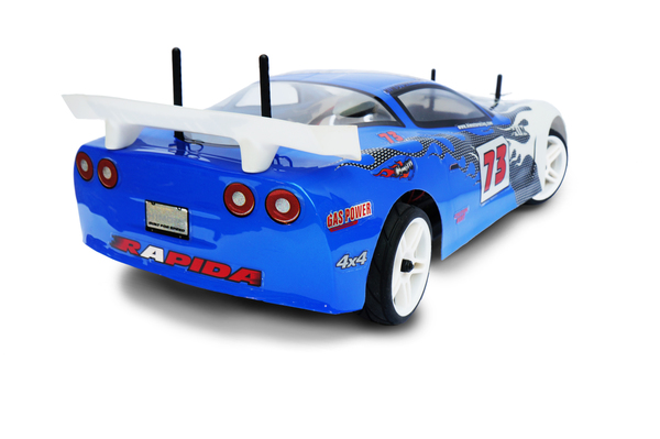 фото Радиоуправляемая модель Шоссейная 1:10 Himoto NASCADA HI5101 Brushed (синий)