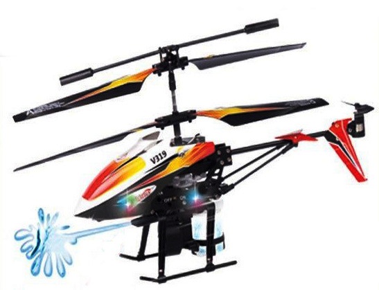 фото Вертолёт на радиоуправлении 3-к WL Toys V319 SPRAY водяная пушка (оранжевый) фото Вертолёт на радиоуправлении 3-к WL Toys V319 SPRAY водяная пушка (оранжевый)