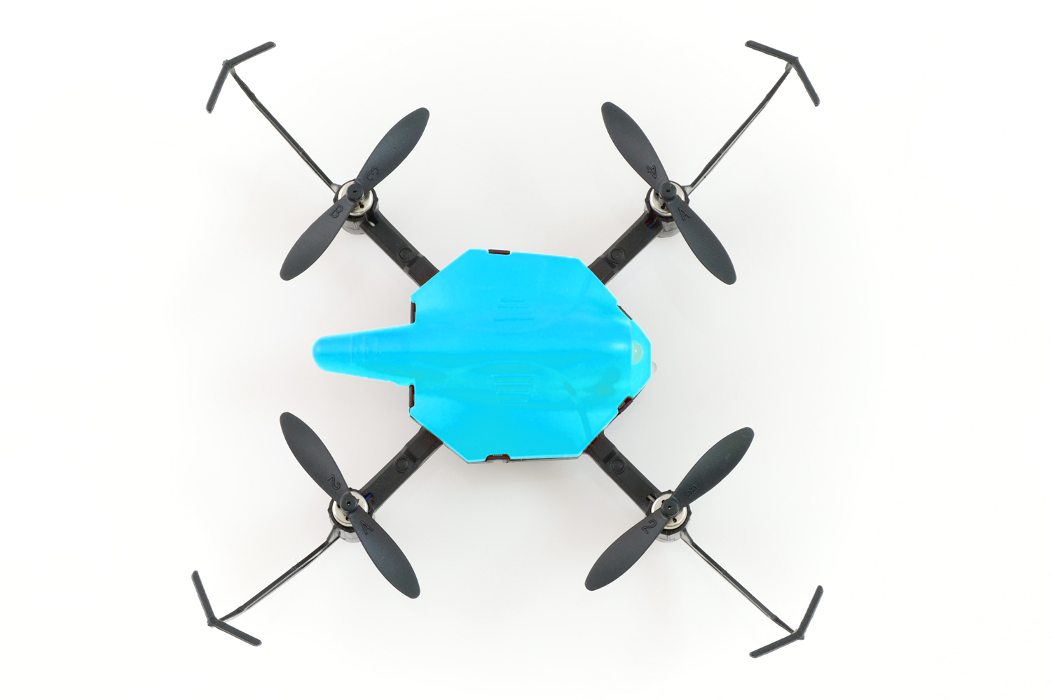 фото Квадрокоптер детский Wowitoys Space Racer H4816 с удержанием высоты и ИК-боем (синий)