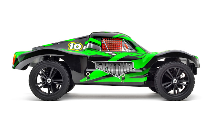 фото Радиоуправляемая модель раллийного шорт-корса 1:10 Himoto Spatha E10SC Brushed (зеленый)