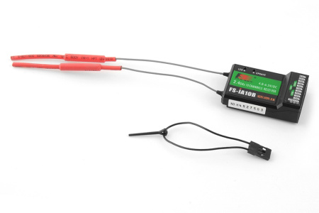 фото Приёмник 10-канальный FlySky FS-iA10B AFHDS 2A с телеметрией, i-BUS, PPM