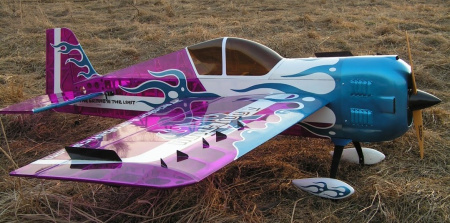 фото Самолёт радиоуправляемый Precision Aerobatics Addiction XL 1500мм KIT (фиолетовый)