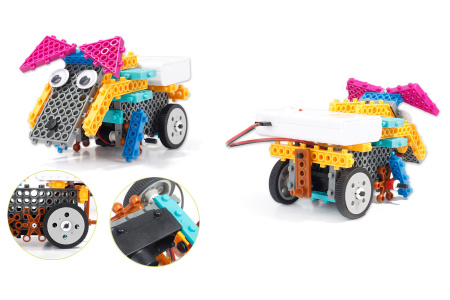 фото Конструктор электронный детский HIQ B711 12-в-1 173 детали (животные)