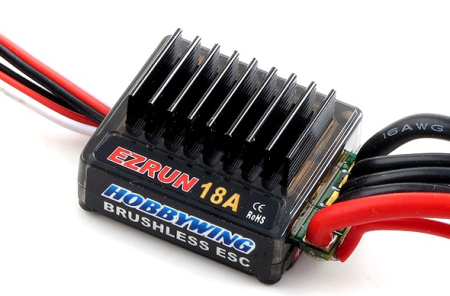 фото Бесколлекторная система HOBBYWING EZRUN COMBO A2 2030 5200KV 18A для автомоделей