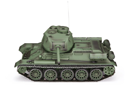 фото Танк на радиоуправлении 1:16 Heng Long T-34 с пневмопушкой и и/к боем (Upgrade)