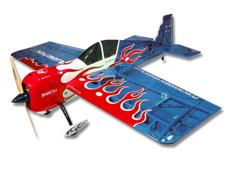 фото Самолёт радиоуправляемый Precision Aerobatics Addiction X 1270мм KIT (синий)