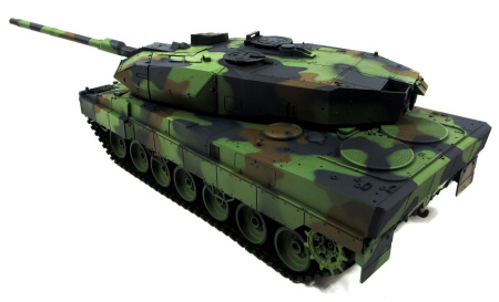 фото Танк р/у 2.4GHz 1:16 Heng Long Leopard II A6 с пневмопушкой и дымом (HL3889-1)