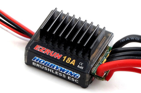 фото Бесколлекторный регулятор хода HOBBYWING EZRUN 18A SL для автомоделей