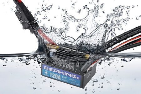 фото Регулятор HOBBYWING SEAKING V3 120A 2-6S для судомоделей