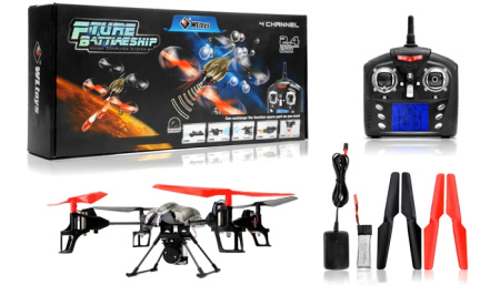 фото Квадрокоптер WL Toys V979 Spray водяная пушка