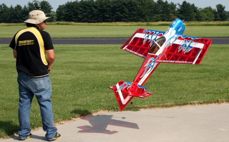 фото Самолёт радиоуправляемый Precision Aerobatics Addiction XL 1500мм KIT (красный)