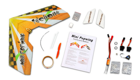 фото Летающее крыло TechOne Mini Popwing 600мм EPP ARF (красный)