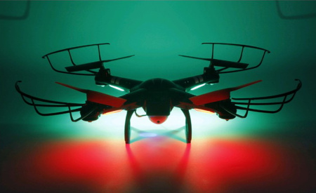 фото Квадрокоптер WL Toys Q222G Spaceship с барометром и FPV системой (красный)