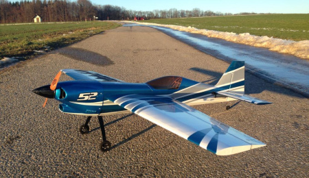 фото Самолёт радиоуправляемый Precision Aerobatics XR-52 1321мм KIT (синий)