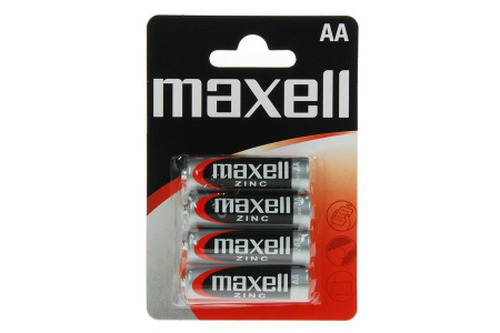 фото Батарейка AA Maxell R6 в блистере 1шт (4шт в уп.)