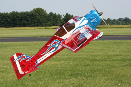 фото Самолёт радиоуправляемый Precision Aerobatics Addiction XL 1500мм KIT (красный)