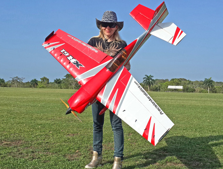 фото Самолёт радиоуправляемый Precision Aerobatics XR-61 1550мм KIT (синий)