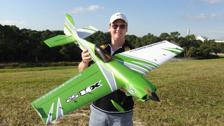 фото Самолёт радиоуправляемый Precision Aerobatics XR-52 1321мм KIT (зеленый)