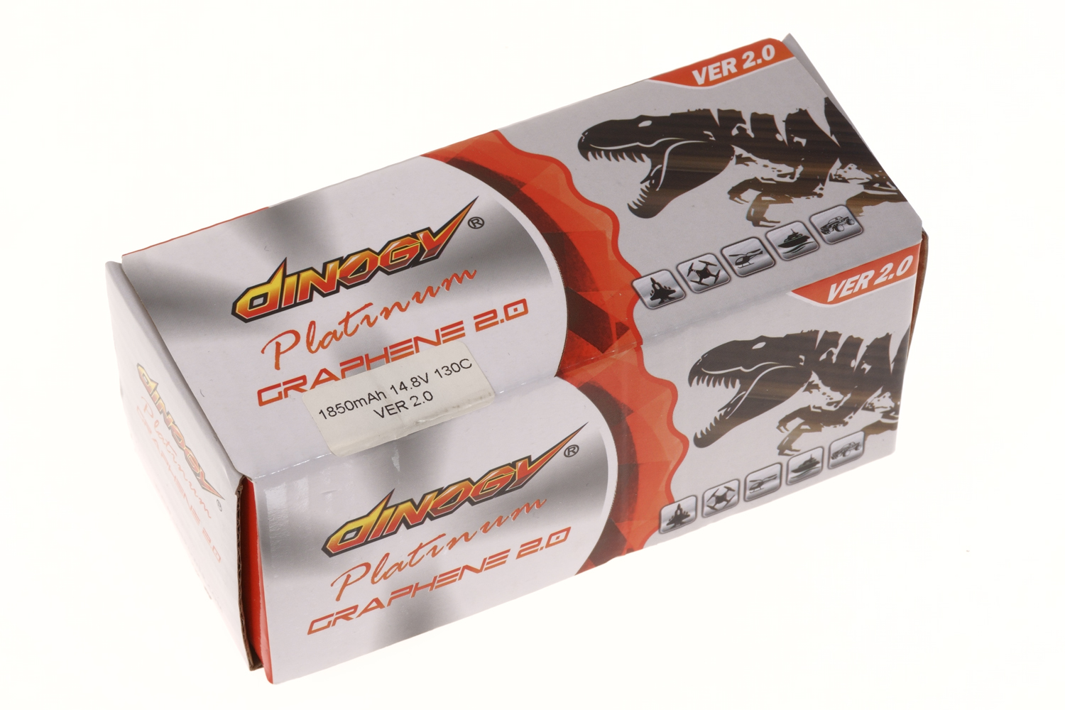 фото Аккумулятор для квадрокоптера Dinogy PLATINUM G2.0 Li-Pol 1850 мАч 14.8 В 90,5x34x34,5 мм T-Plug 130C