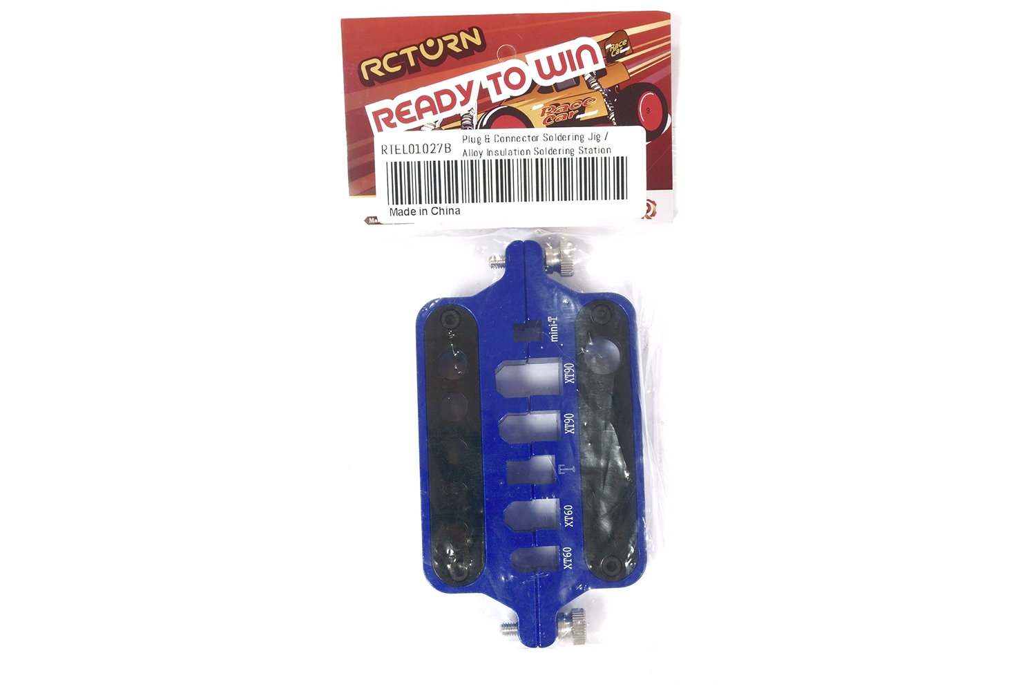 фото Зажим для пайки коннекторов RCTurn (синий)