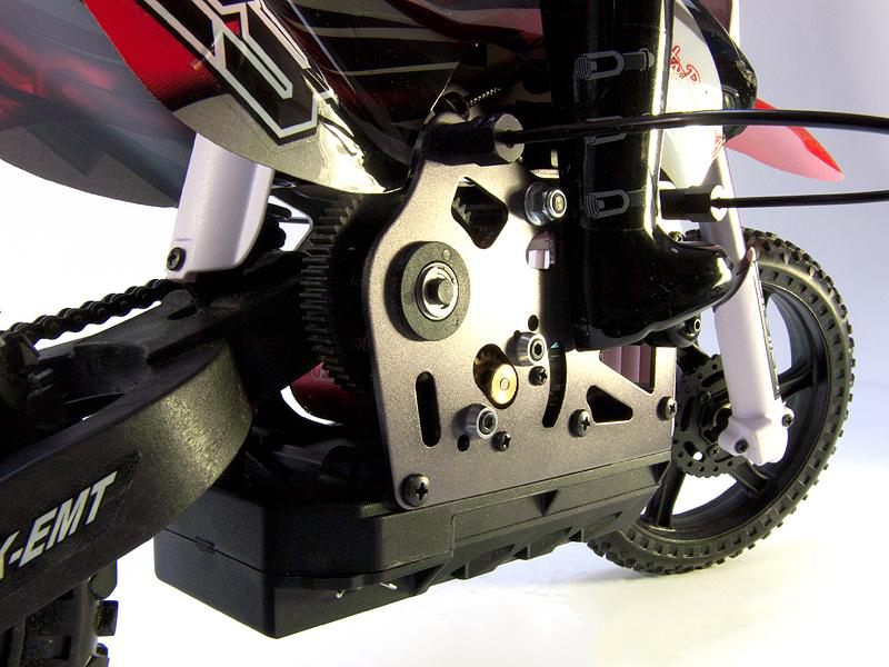 фото Радиоуправляемая модель Мотоцикл 1:4 Himoto Burstout MX400 Brushed (зеленый)