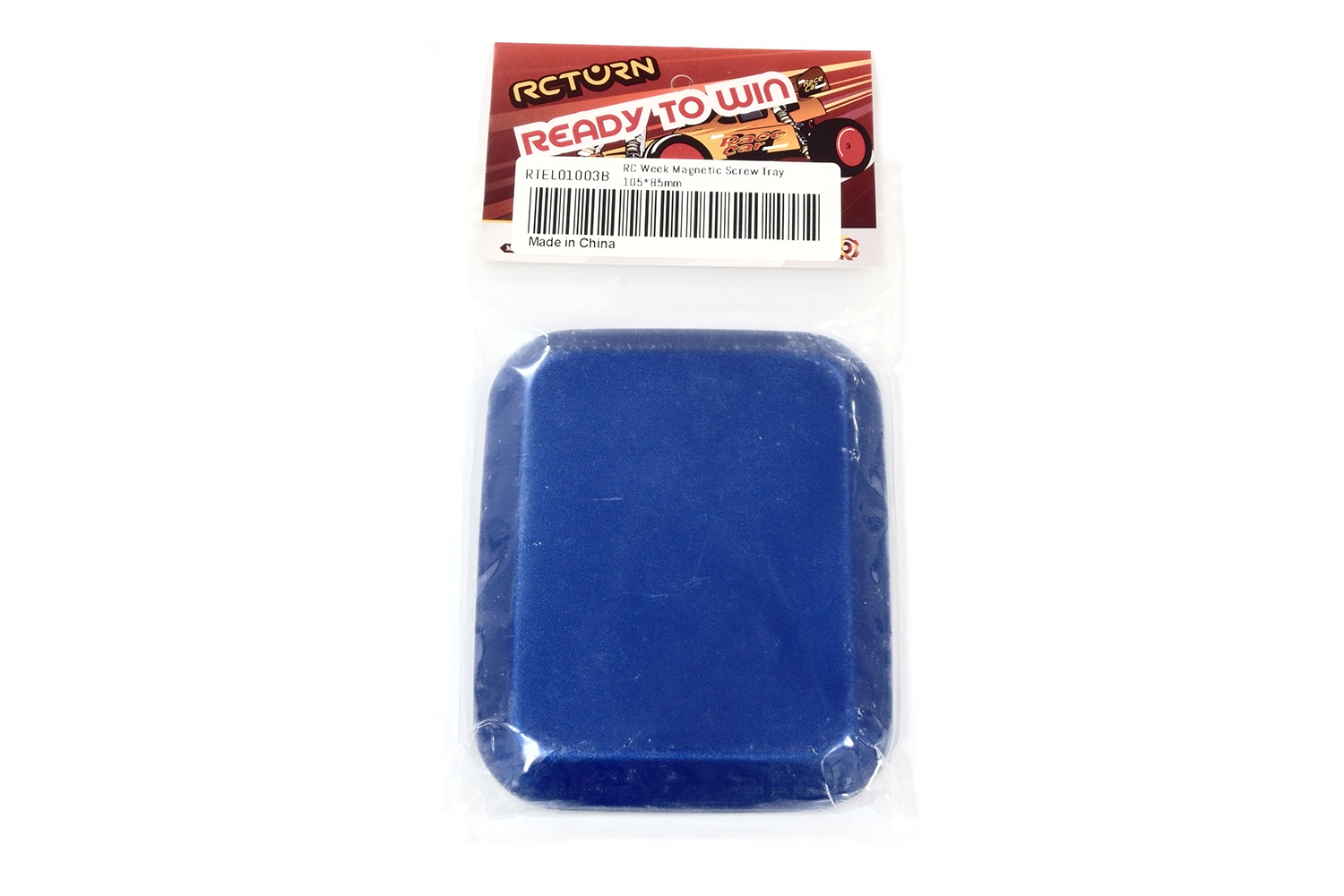 фото Лоток для метизов RCTurn 105х85мм магнитный (синий)