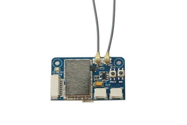 фото Приёмник 6-канальный FlySky FS-X6B AFHDS 2A с телеметрией, i-BUS, PPM