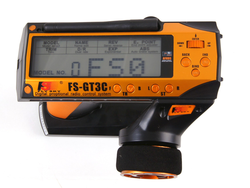 фото Аппаратура управления 3-канальная FlySky FS-GT3C 2.4GHz с приёмником GR3E