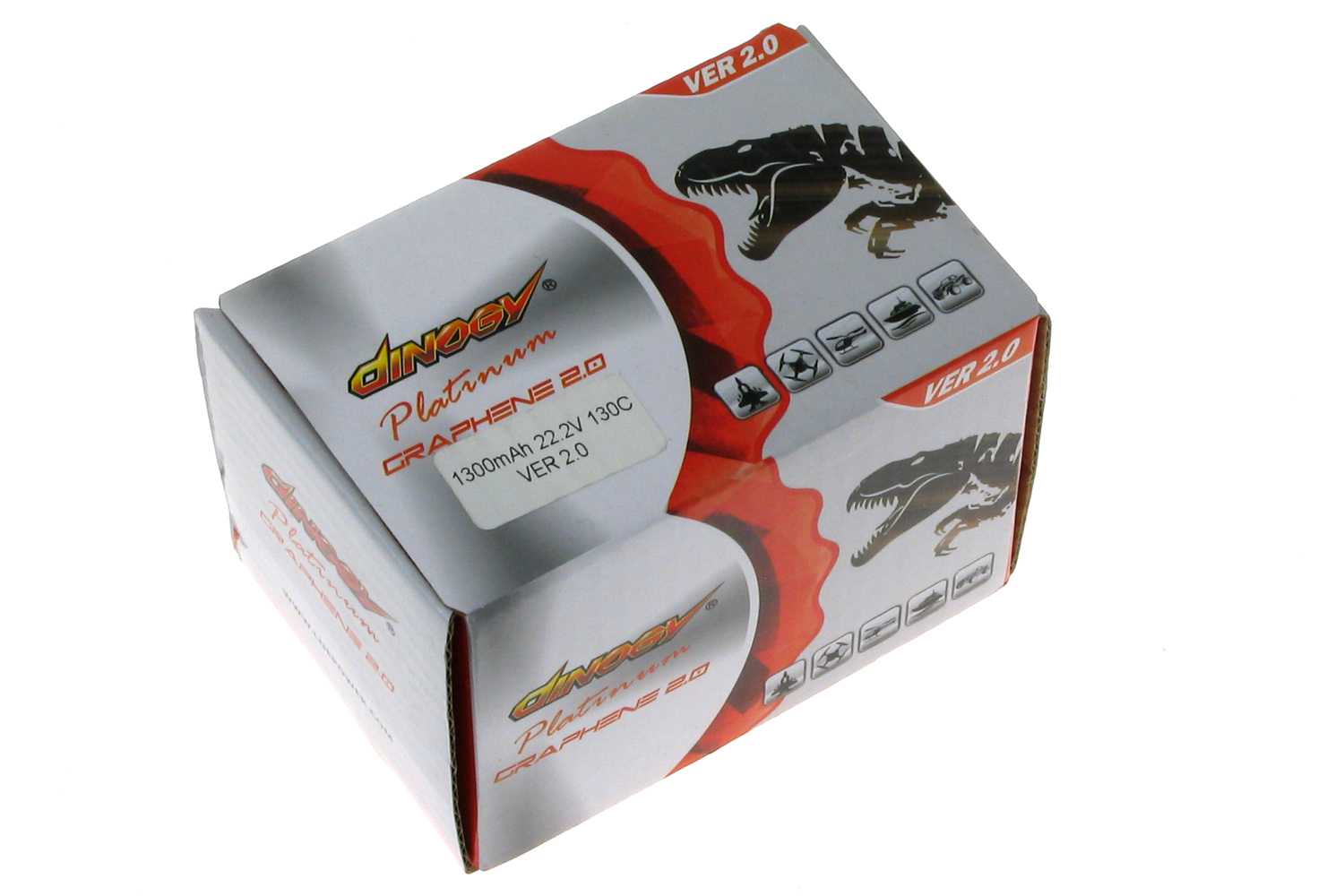 фото Аккумулятор для квадрокоптера Dinogy PLATINUM G2.0 Li-Pol 1300 мАч 22.2 В 77x35x50 мм T-Plug 130C