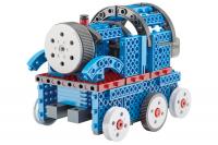 купить Конструктор STEM электронный HIQ B722 2-в-1 150 деталей сенсорный (машинка, поезд)