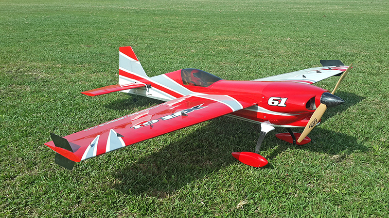 фото Самолёт радиоуправляемый Precision Aerobatics XR-61 1550мм KIT (красный)