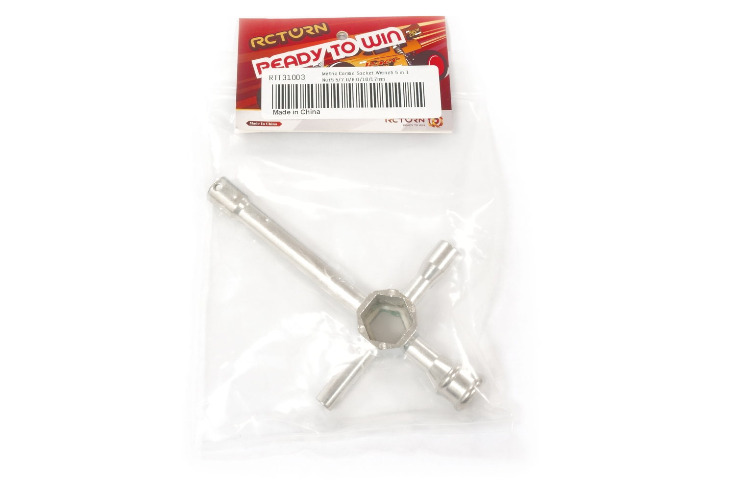фото Колесный ключ 5в1 RCTurn 5.5/7.0/8.0/10/17мм