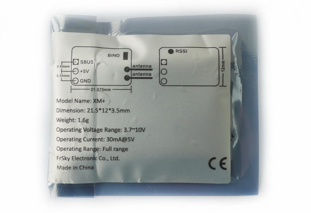 фото Приёмник S.Bus FrSky XM+ микро 1.6г (EU)