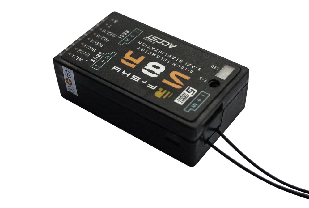 фото Приёмник 8к FrSky S8R с 3-осевой стабилизацией (EU)