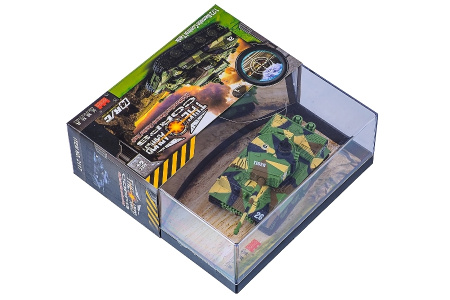 фото Танк микро р/у 1:72 Tiger со звуком (хаки зеленый)
