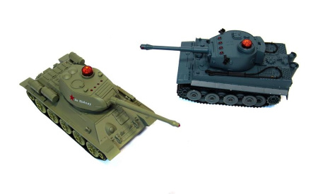 фото Танковый бой р/у 1:32 HuanQi 555 Tiger vs Т-34