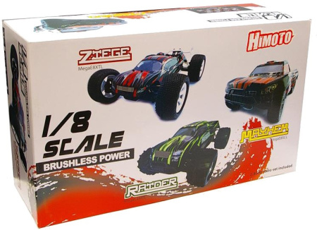фото Радиоуправляемая модель Монстр 1:8 Himoto Raider MegaE8MTL Brushless (красный)